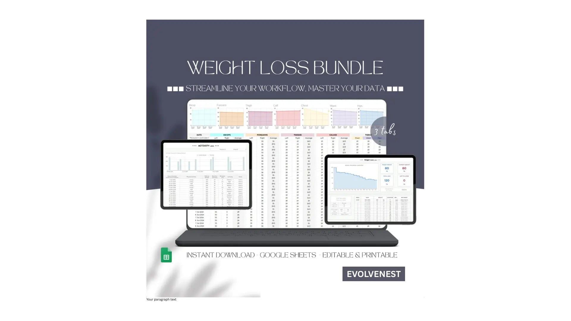 Weight Loss & Fitness Tracker EvolveNest